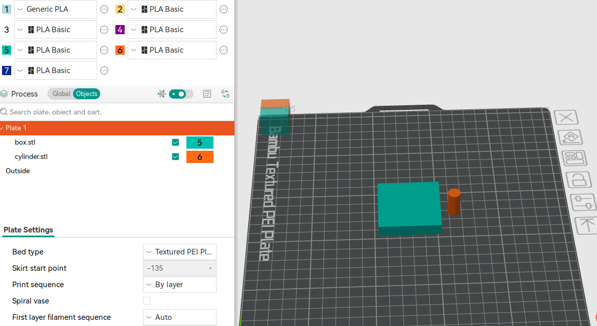 Box and cylinder imported as separate objects in OrcaSlicer